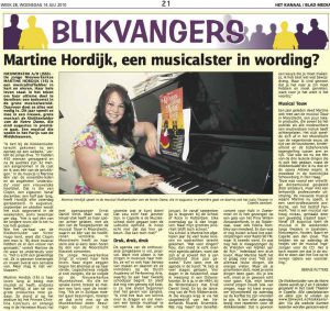 Lees meer over het artikel Martine Hordijk, een musicalster in wording?