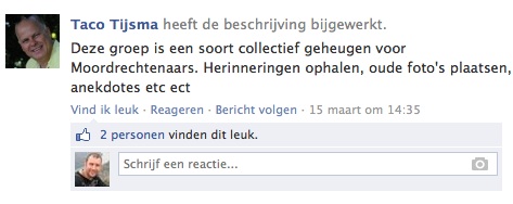Je bekijkt nu De dorpspomp van nu in Moordrecht heet… Facebook
