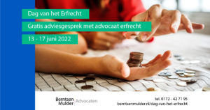 Lees meer over het artikel Ons kantoor doet mee aan de landelijke Dag van het Erfrecht >> gratis adviesgesprekken